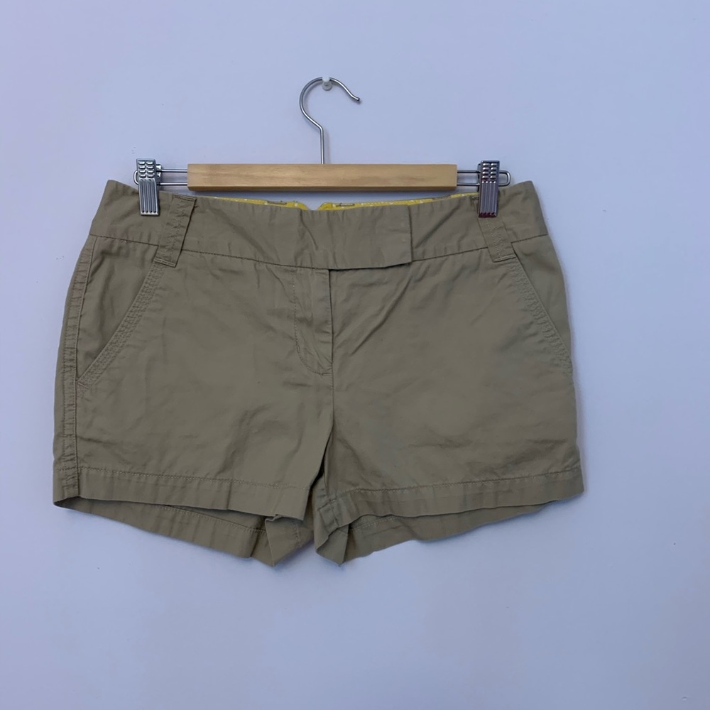 J.Crew size 4 khaki chino shorts